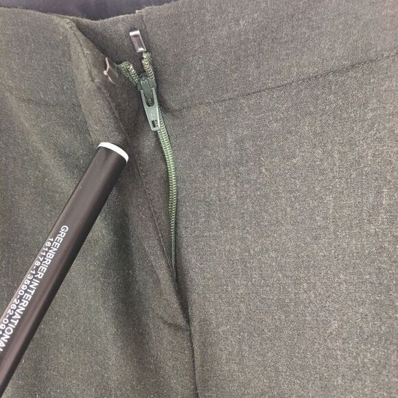 Badgley Mishka Pants‎ Olive Green Size 8 Wool Blend - Picture 7 of 11